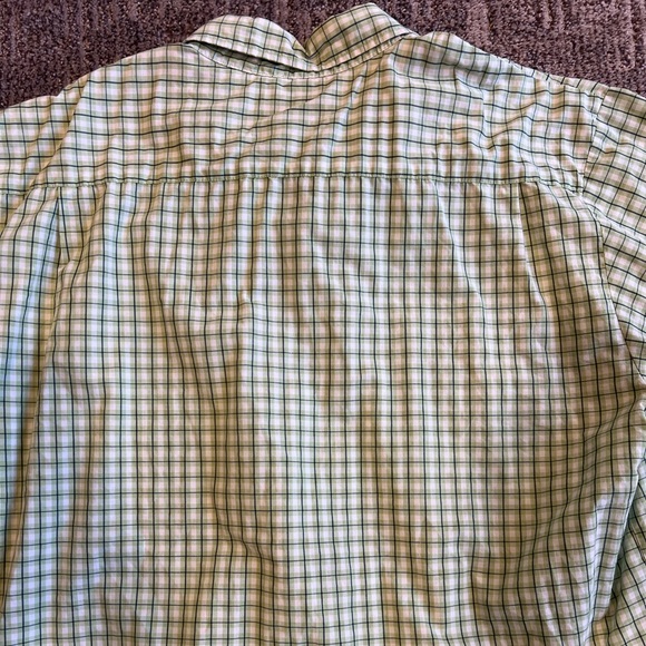 Green Checkered Button-Down Shirt - Picture 5 of 5